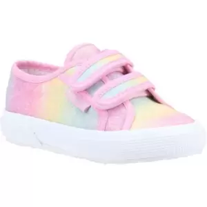 Image of Superga 2750 Iridescent Shoe Unisex Pink UK Size 1.5