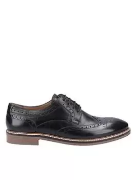 Image of Hush Puppies Bryson Brogue - Black, Size 7, Men