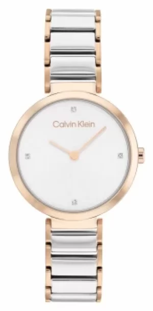 Image of Calvin Klein 25200139 Womens Dual-Tone Stainless Steel Watch