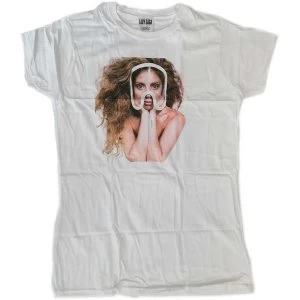 Image of Lady Gaga - Art Pop Teaser Womens Medium T-Shirt - White