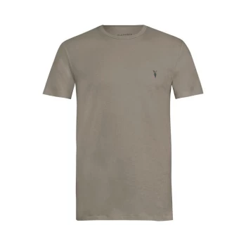 Image of AllSaints Tonic Short Sleeve T Shirt - Grey