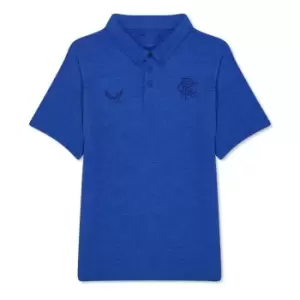 Image of Castore Lifestyle Polo Shirt Juniors - Blue