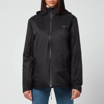 Image of Rains Womens Padded Nylon Jacket - Black - S