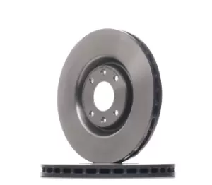 Image of PAIR PAINTED BREMBO BRAKE DISCS 09.7398.11