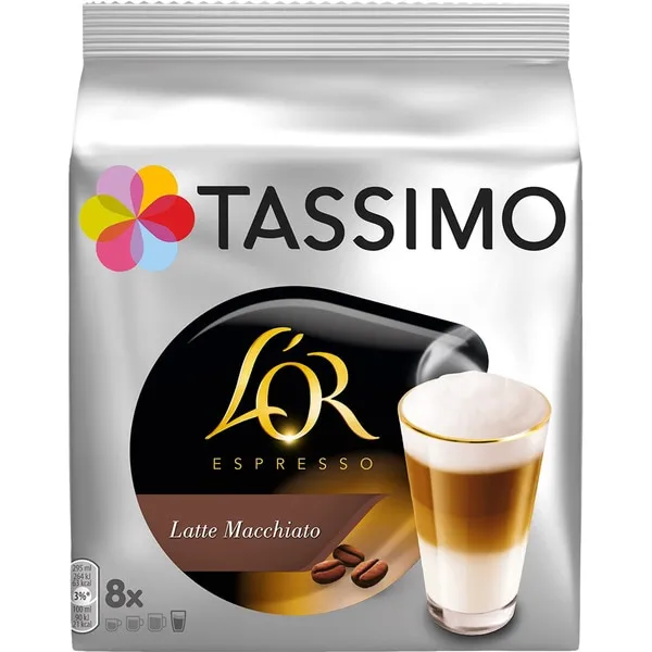 Image of Tassimo L'OR Espresso Latte Macchiato Coffee 8 Pods
