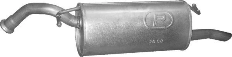 Image of IZAWIT 35.019 Rear silencer Rear End Silencer (3437)
