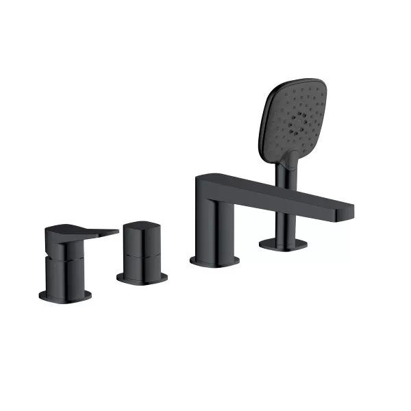 Image of RAK Petit Round Concealed Thermostatic Valve - Matt Black