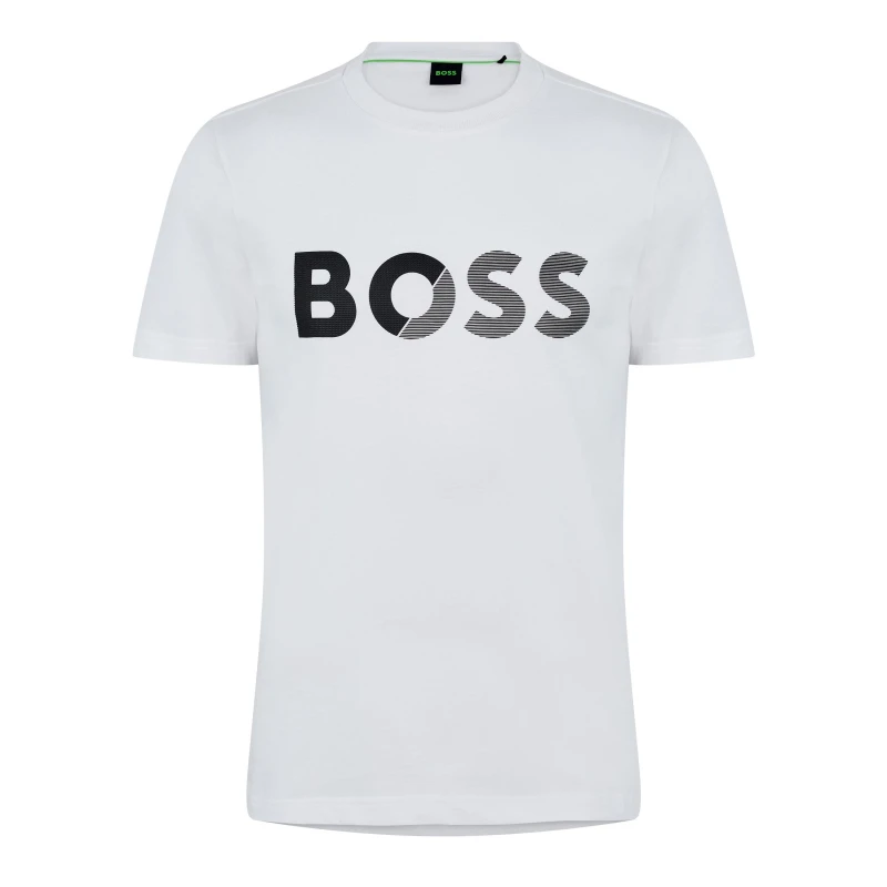 Image of Boss Boss Tee Tape Logo 10269604 01 - White White S