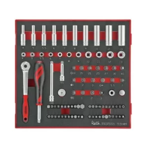 Image of Teng Tools TED1489 1/4" Drive Eva Socket Set 89pcs