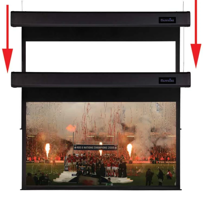 Image of Sapphire AV SSM400RADV projection screen 5.08 m (200") 4:3