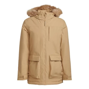 Image of adidas Utilitas Hooded Parka Mens - Beige Tone