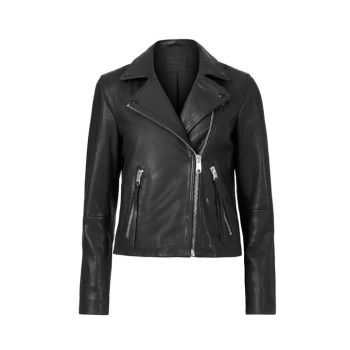 Image of AllSaints Dalby Biker - Black