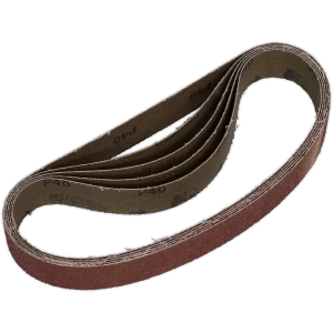 Image of Sealey 30mm x 540mm Sanding Belt 30mm x 540mm 40g Pack of 5