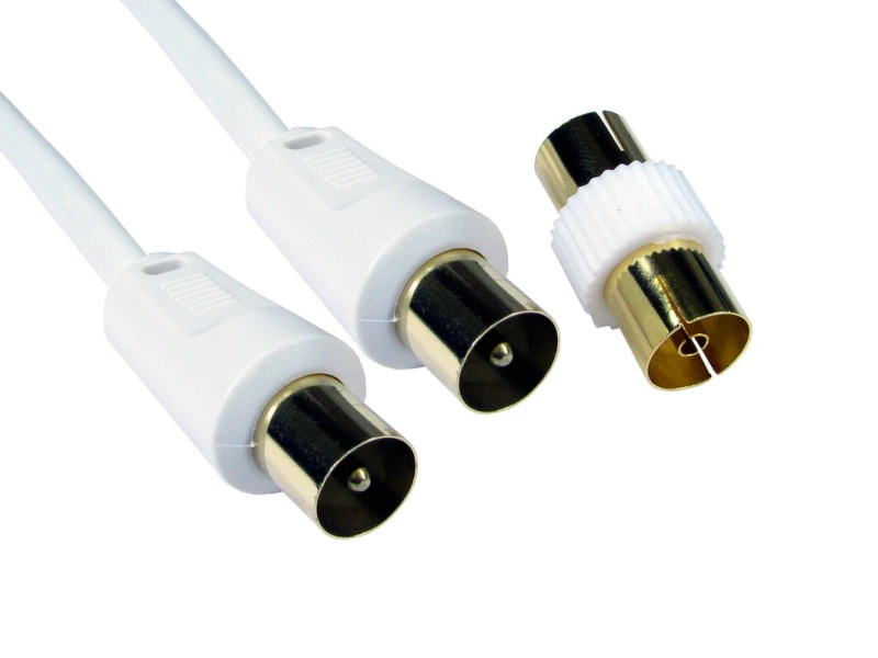 Image of Cables Direct Cables Direct TV Coax 2m coaxial cable F White 2TV-02
