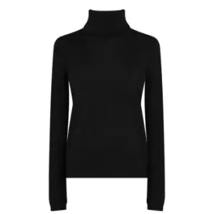 Image of Boss Famaurie Roll-Neck Sweater - Black