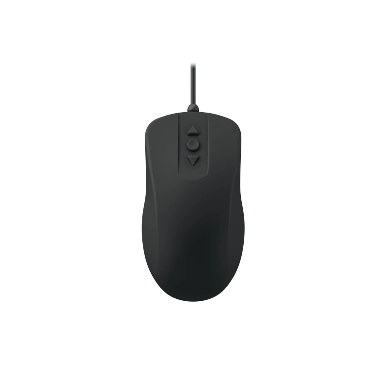 Image of Cherry Contour Design Active Key Contour ClassicClean Medical Mouse IP68 5-Button Wired Black PMH1 AK-PMH12OB-US-B