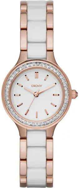 Image of DKNY Watch Chambers Ladies - White DK-398