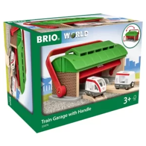 Image of Brio Train Garage with Handle