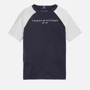 Image of Tommy Hilfiger Boys' Essential Colorblock T-Shirt - Desert Sky - 7 Years