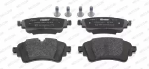 Image of Ferodo FDB4617 Brake Pad Set Rear Axle Premier Car