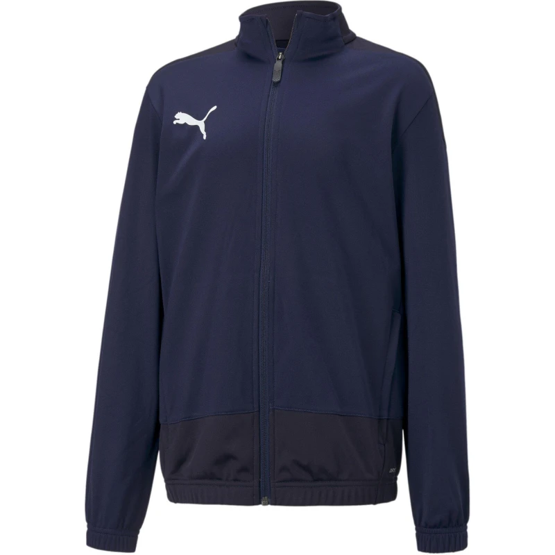 Image of Puma Team Goal Training Jacket Juniors - Blue Blue 7 - 8 Years