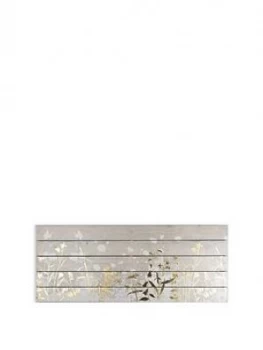 Image of Graham & Brown Metallic Meadow On Wood Wall Art