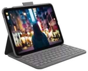 Image of Logitech Slim Folio iPad 10th Gen Case - Grey