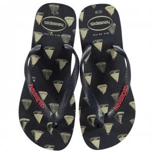 Image of Havaianas Nautical Flip Flops - NAVY4368
