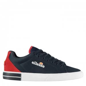 Image of Ellesse Taggia Trainers - Navy/Flame