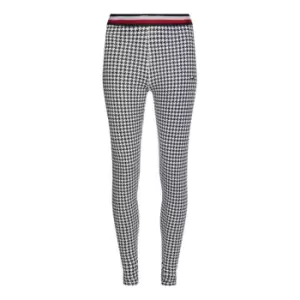 Image of TOMMY SPORT Houndstooth Leggings - Blue