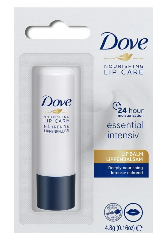 Image of Dove Nourishing Lip Care Essential Lip Balm 4.8g