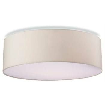 Image of Phoenix - 2 Light Bathroom Flush Ceiling Light Cream IP54, E27 - Firstlight