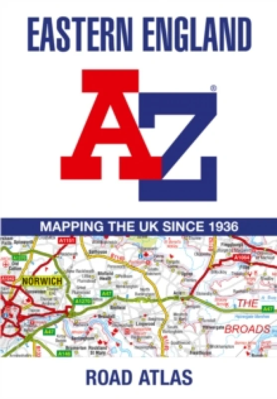 Image of Eastern England A-Z Road Atlas. Paperback. By AZ Maps Books