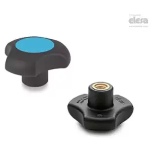 Image of Elesa - Lobe knob-VTT.40-C-B-M6-C5 Blue