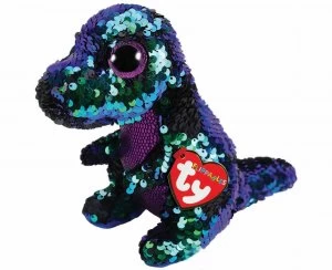 Image of ty Crunch Dinosaur Flippable Beanie Boo Multi