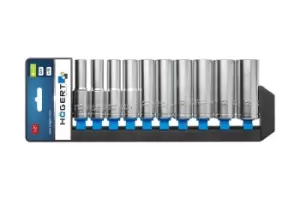 Image of Hogert Technik Socket set Chrome Vanadium Steel HT1A888