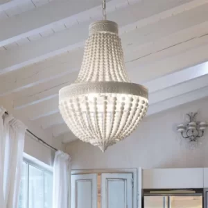 Image of Monet 6 Light Pendant Light White