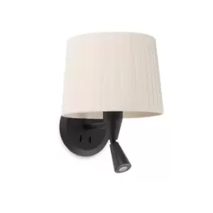 Image of Samba Reading Light Wall Light Black, E27