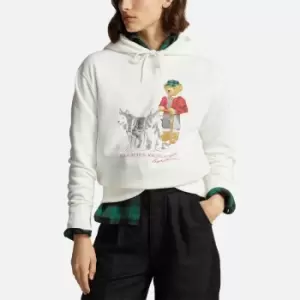 Image of Polo Ralph Lauren Womens Long Sleeve Fleece Sweatshirt - White - XS