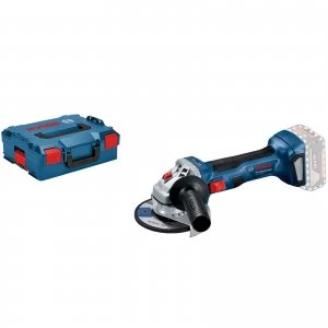 Image of Bosch GWS 18V-7 115 18v Cordless Brushless Angle Grinder 115mm 2 x 4ah Li-ion Charger Case