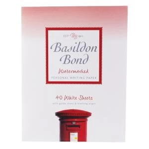 Image of Basildon Bond Writing Pad 178 x 229mm White Pack of 10 100103860