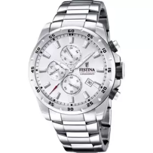 Image of Mens Festina Silver Stainless Steel Watch