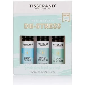 Image of Tisserand The Little Box of De-Stress Roller Ball Kit Unisex 3x10ml