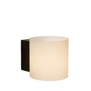Image of Jelte Modern Wall Light Bathroom - Ø12cm - 1xG9 - IP44 - Black