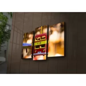 Image of 3PAT?ACT-25 Multicolor Decorative LED Lighted Canvas Painting (3 Pieces)