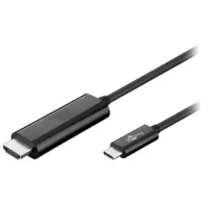 Image of Goobay USB 3.1 Type-C / HDMI Cable - 1.8m - Black