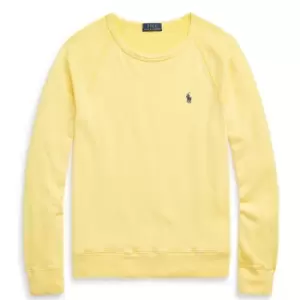 Image of Polo Ralph Lauren Terry Crew Sweatshirt - Yellow