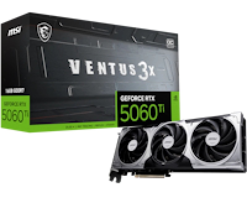 Image of MSI GeForce RTX 5060 Ti 16G VENTUS 3X OC 16GB GDDR7 Graphics Card - G506T-16V3C