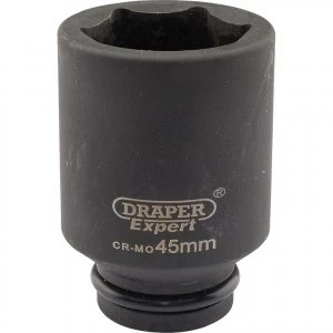 Image of Draper Expert 3/4" Drive Deep Hexagon Impact Socket Metric 3/4" 45mm