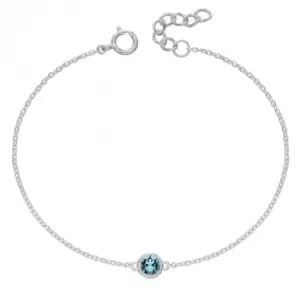 Image of March Birthstone Bracelet with Swarovski Crystal B5286